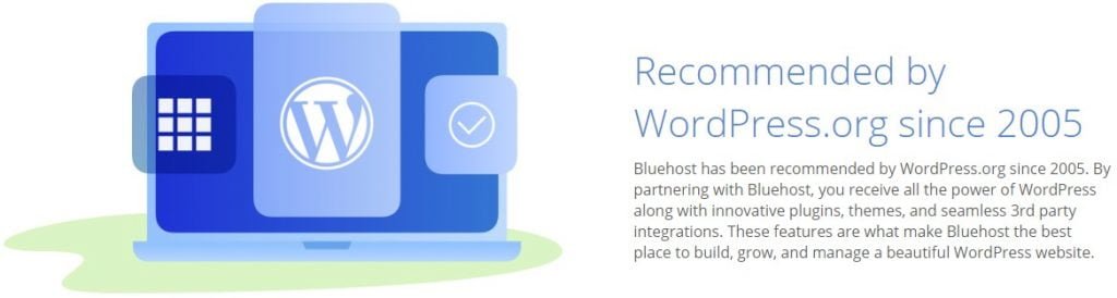 bluehost wordpress recommended