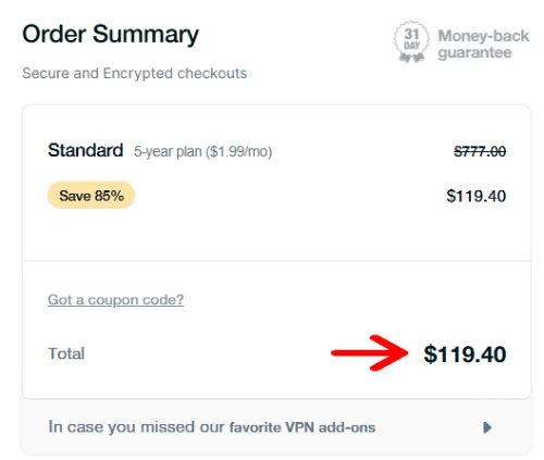 purevpn lifetime discount checkout