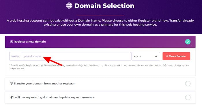 hostarmada domain name registration