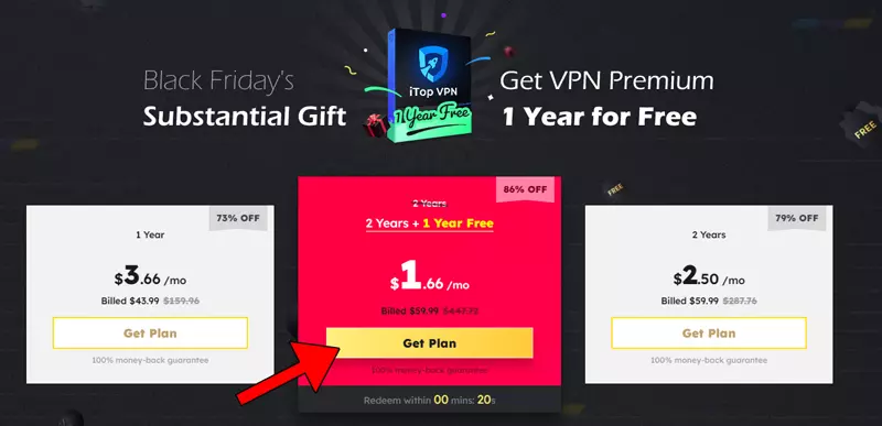 itop vpn black friday sale 2023