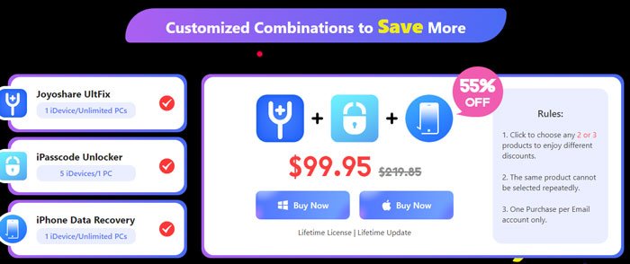 joyoshare 60 off bundle