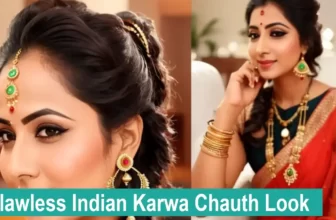 Flawless Indian Karwa Chauth Look