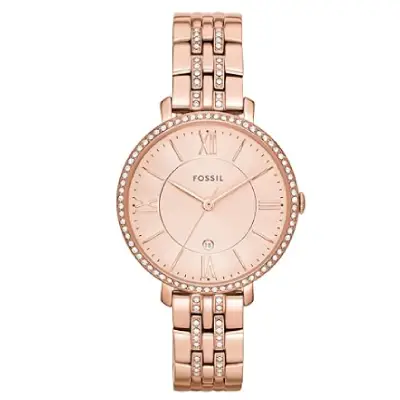 Fossil Jacqueline Analog Rose Gold