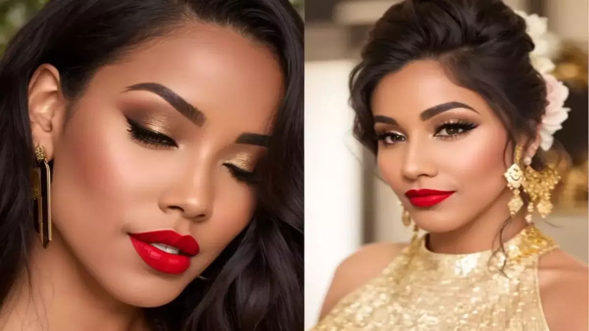 Karwa Chauth heavy makeup