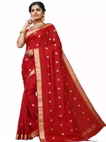 Red Banarasi Saree