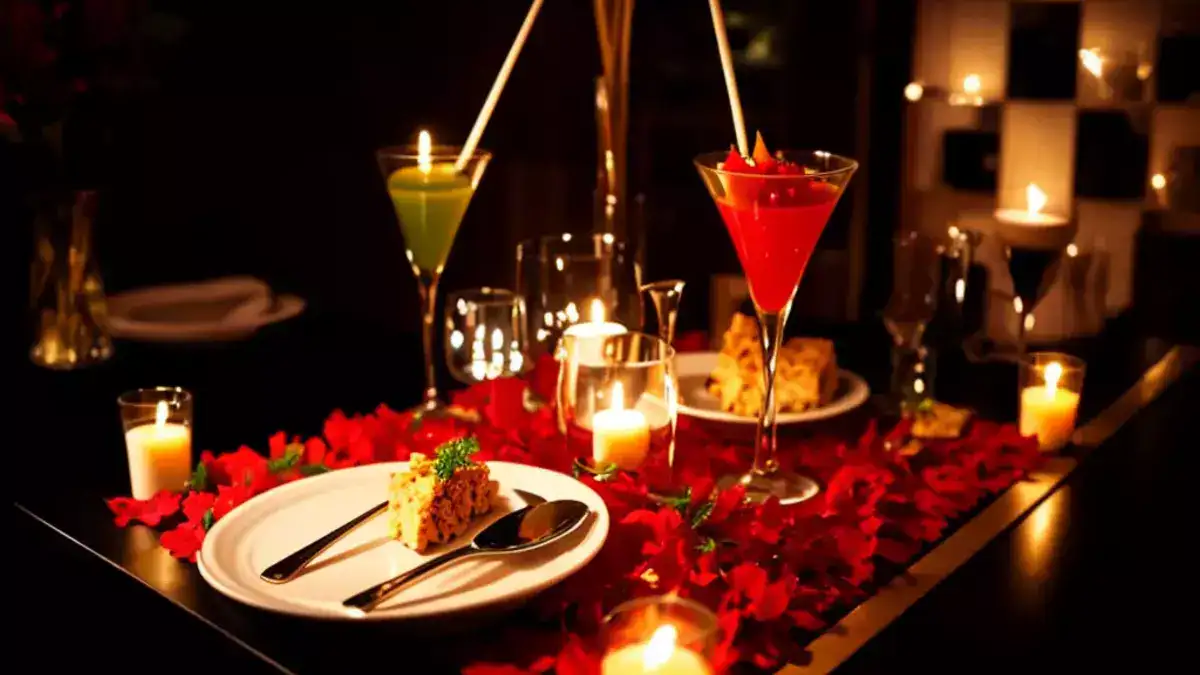 candle light dinner - pampering your wife on Karwa Chauth
