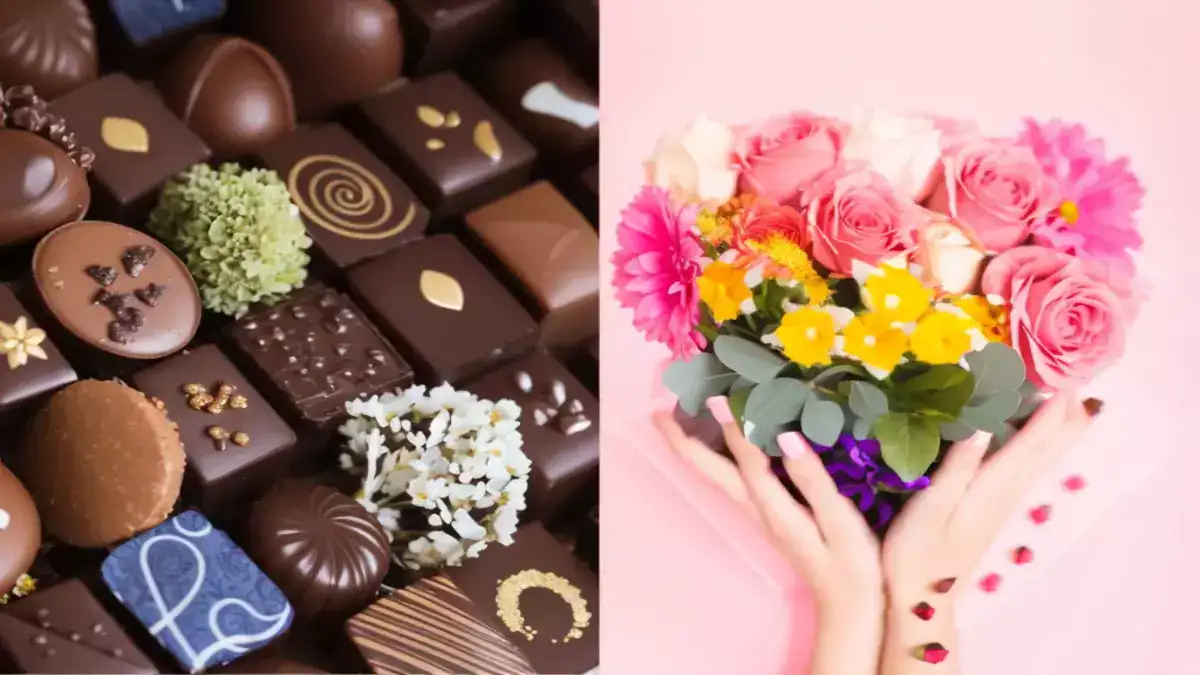 chocolates and flowers - pampering your wife on Karwa Chauth