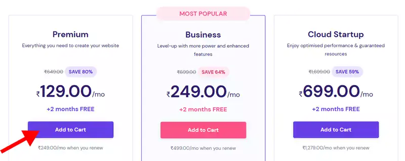 hostinger india plans bf 2023