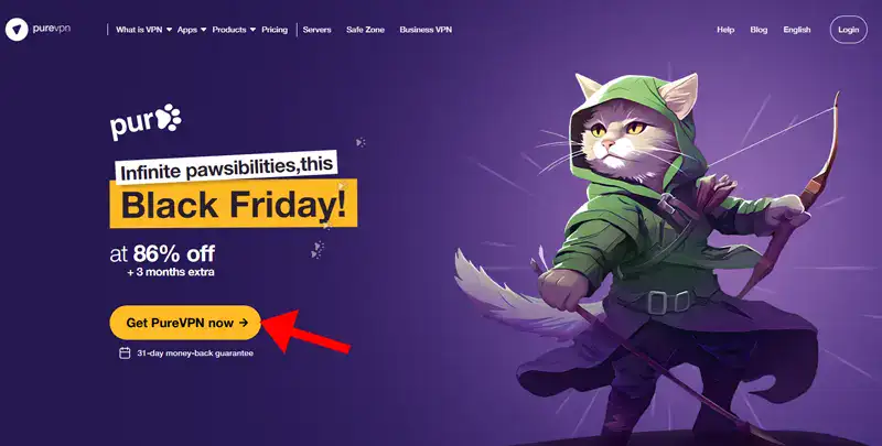 PureVPN Black Friday Deals 2023: 86% Off + 3 Months FREE 4 purevpn black friday deal 2023