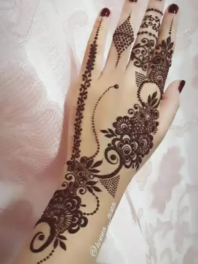 Latest Arabic Mehndi  Design