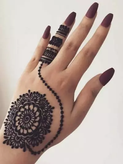 Rangoli Arabic Mehndi Design
