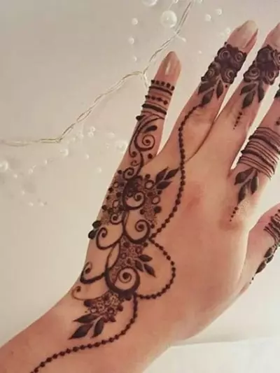 Stylish Arabic Mehndi  Design