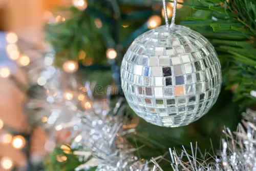 Add a Christmas Disco ball