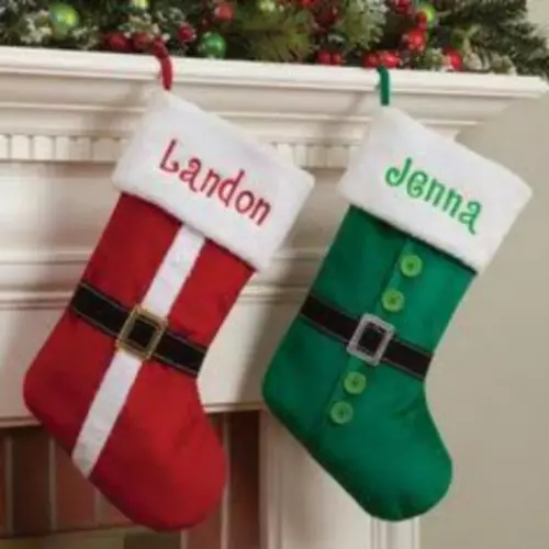 Dangle Santa Stockings