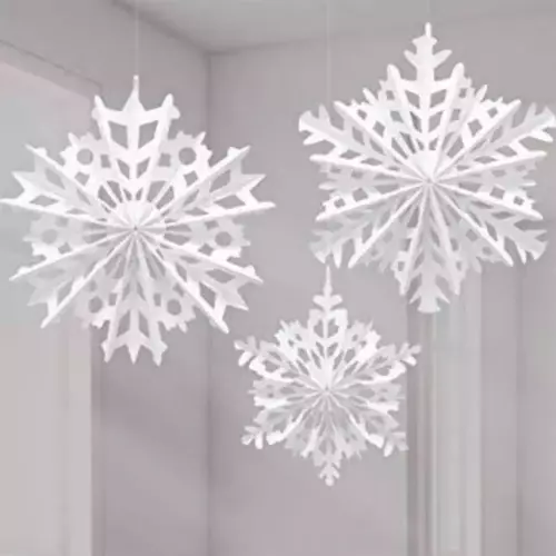 Decorate the Cubicles with Snowflakes