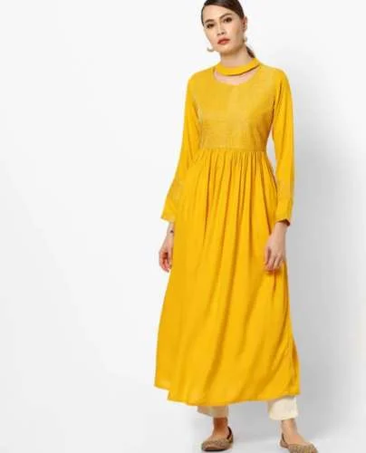 Choker Neck Kurti front