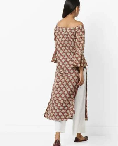 Off Shoulder Kurti back