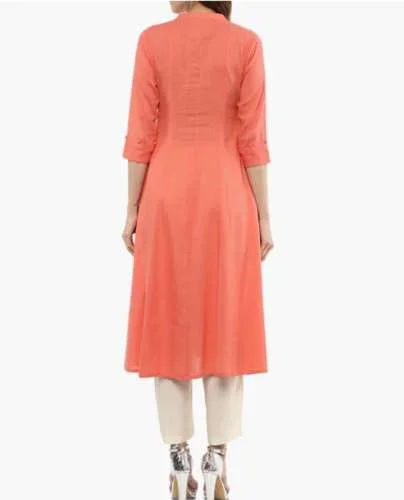 Regular Collared Kurti back