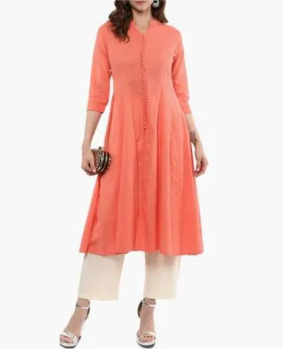 Regular Collared Kurti front