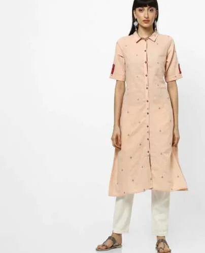 Shirt Collar Kurti front