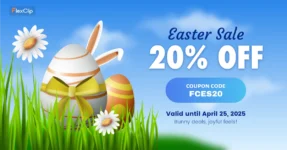 Flexclip Easter sale