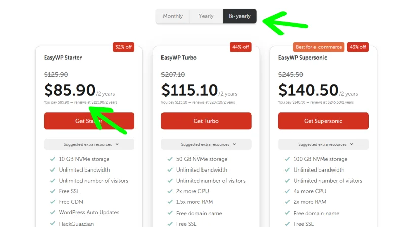 namecheap easywp hosting price july 2026