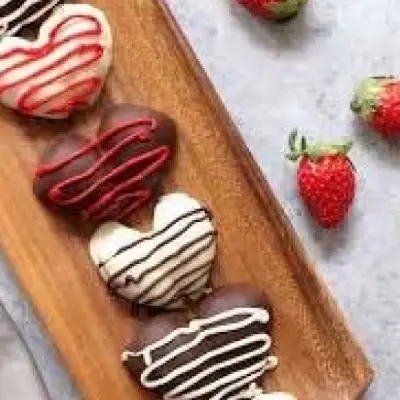 Chocolate Strawberry Hearts