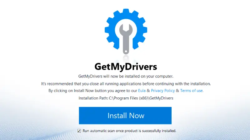 Getmydriver install