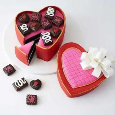 Heart Cupcake Box For Your Heart