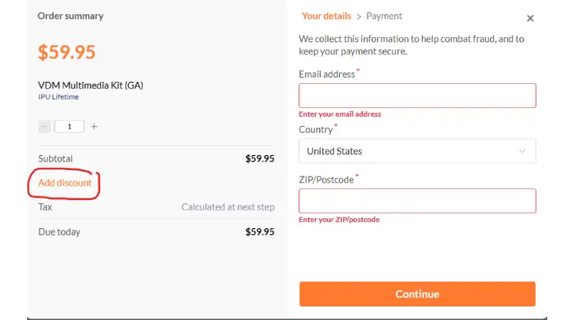 MagFone order summary page