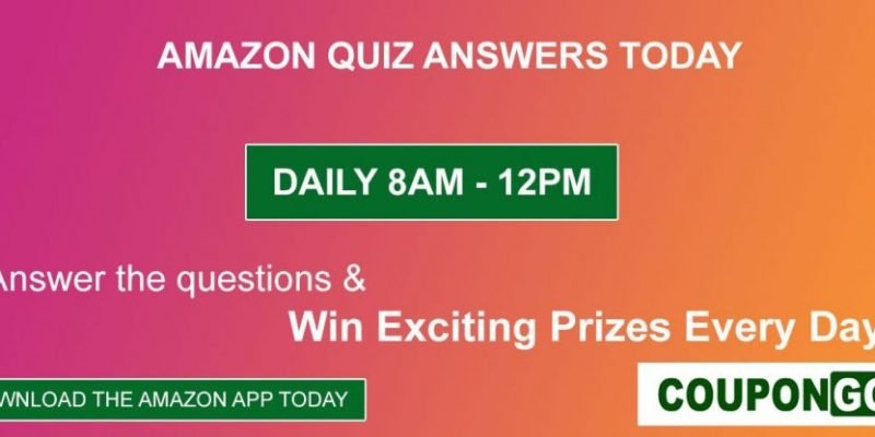 Amazon Quiz Answers Today For 14th Jan 2021: Answer the Quiz & Win Echo Dot