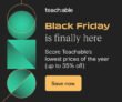 Teachable Black Friday Sale 2022: Up to 35% Discount up to $655.8